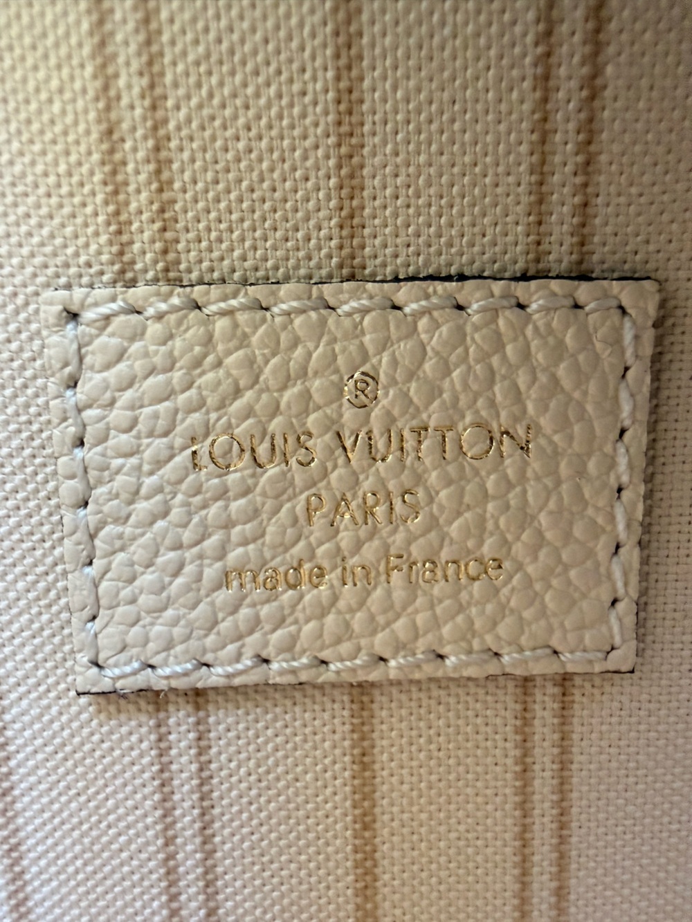 Louis Vuitton Monogram Empreinte Pochette Métis MM Crème - Like New! Full Set 🎁 - Picture 12 of 14